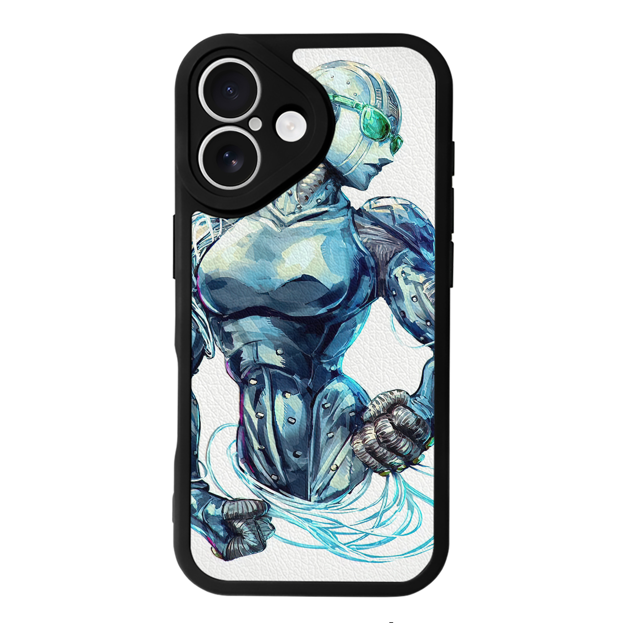 （画像用） ジョジョの奇妙な冒険 JoJo's Bizarre Adventure 【iPhone 16シリーズ対応】シリコンスマホケース（レザー調） 材質：シリコン
